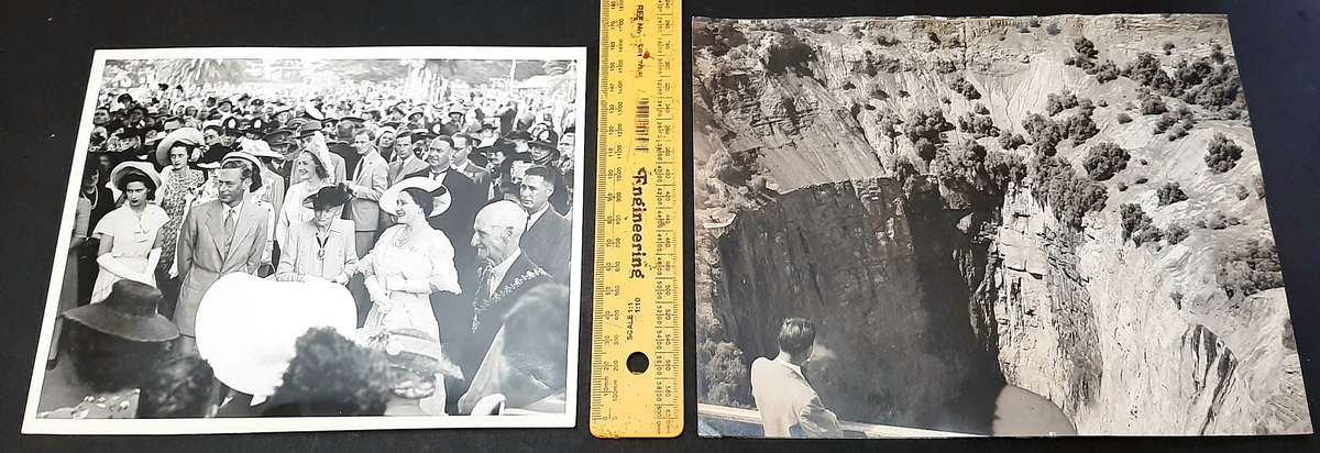 **RARE: 1947 Royal Visit to South Africa Official Photograph Lot #1 (SA Railways).**