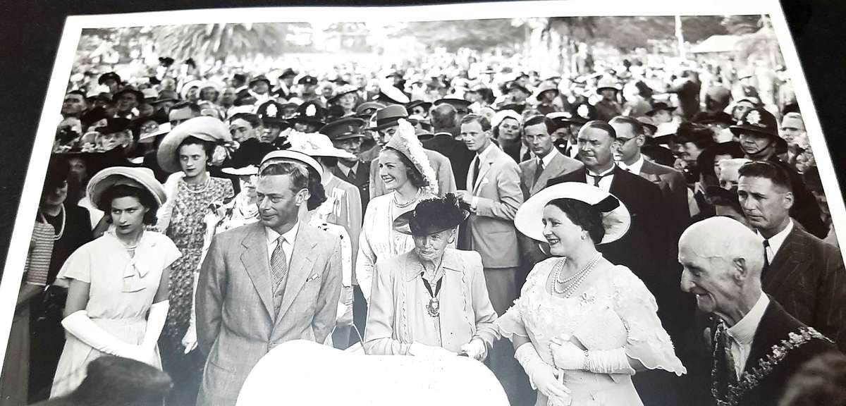 **RARE: 1947 Royal Visit to South Africa Official Photograph Lot #1 (SA Railways).**