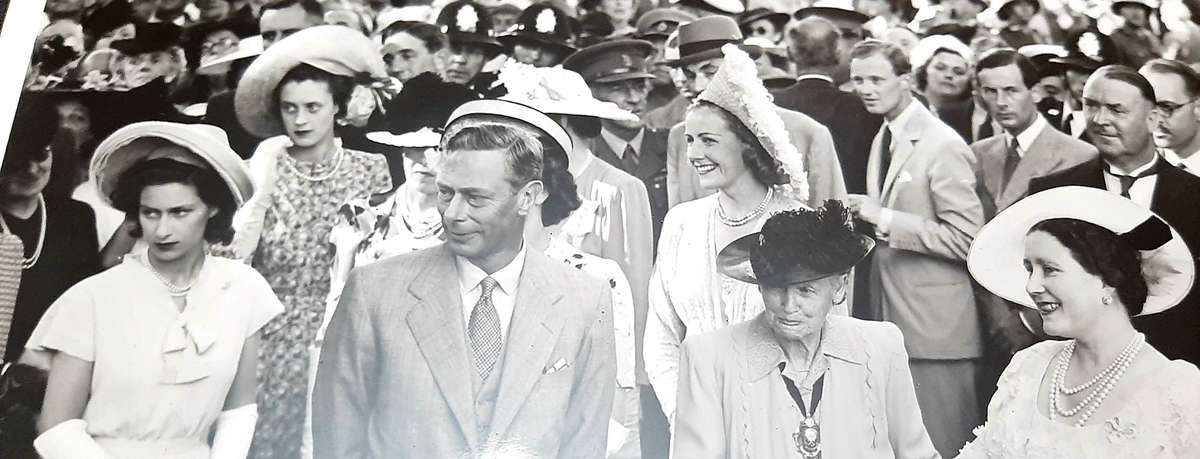 **RARE: 1947 Royal Visit to South Africa Official Photograph Lot #1 (SA Railways).**