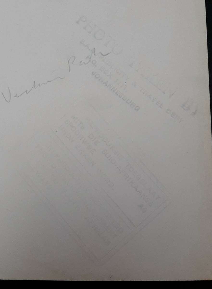 **RARE: 1947 Royal Visit to South Africa Official Photograph Lot #1 (SA Railways).**