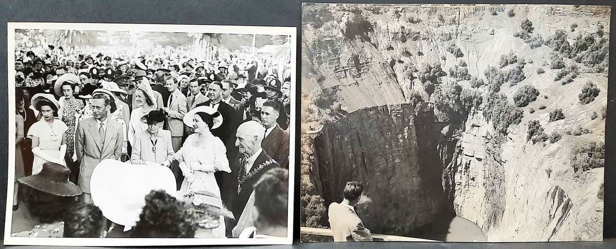 **RARE: 1947 Royal Visit to South Africa Official Photograph Lot #1 (SA Railways).**