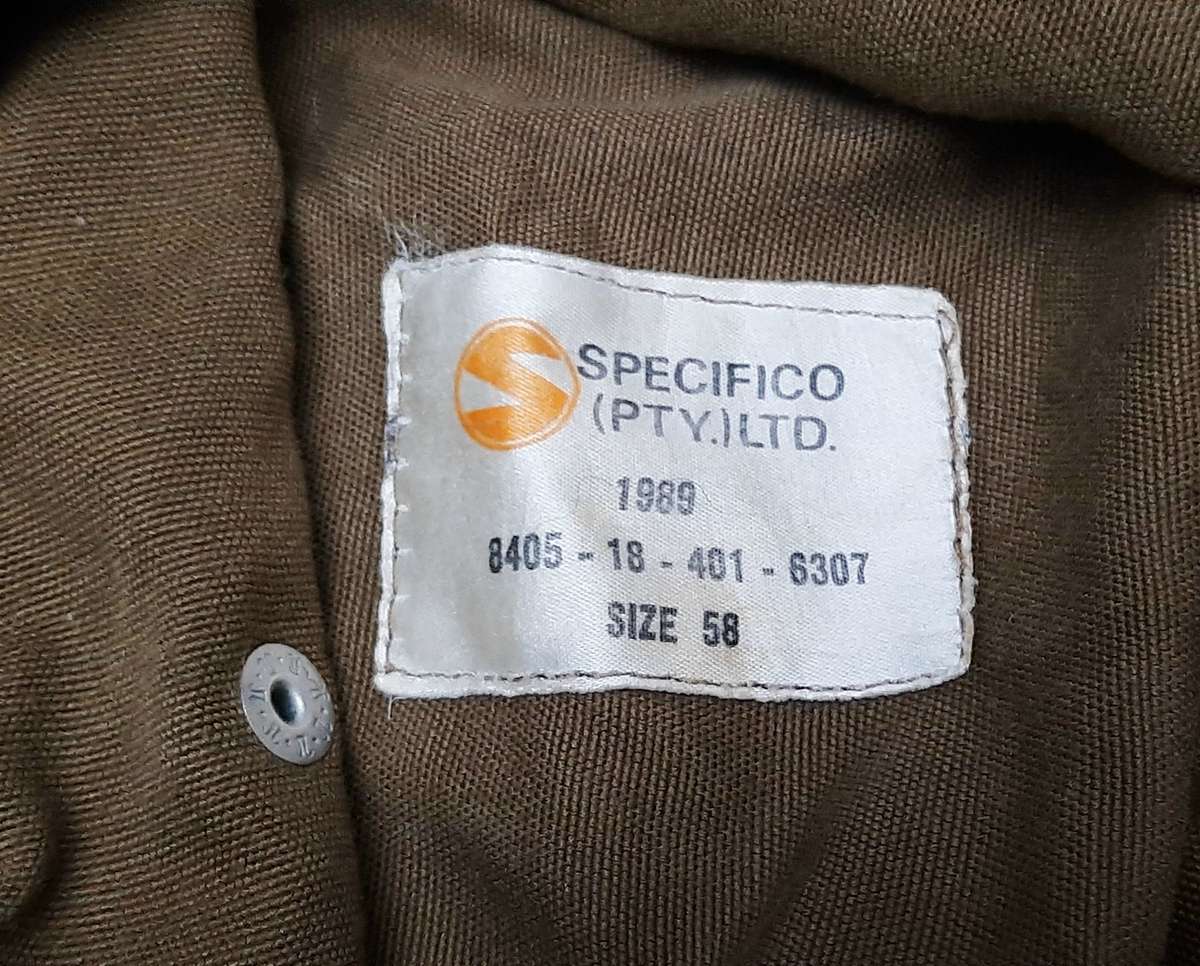 **Border War : 1980s SADF Nutria Bush Hat Size: 58 (Inscribed) **