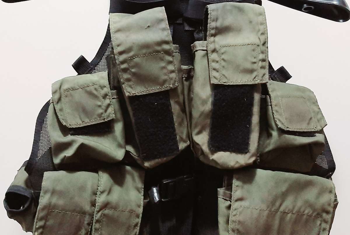 **RARE: 1990s Special Task Force (STF) Olive Green Patt.83 Battlejacket (USED)**