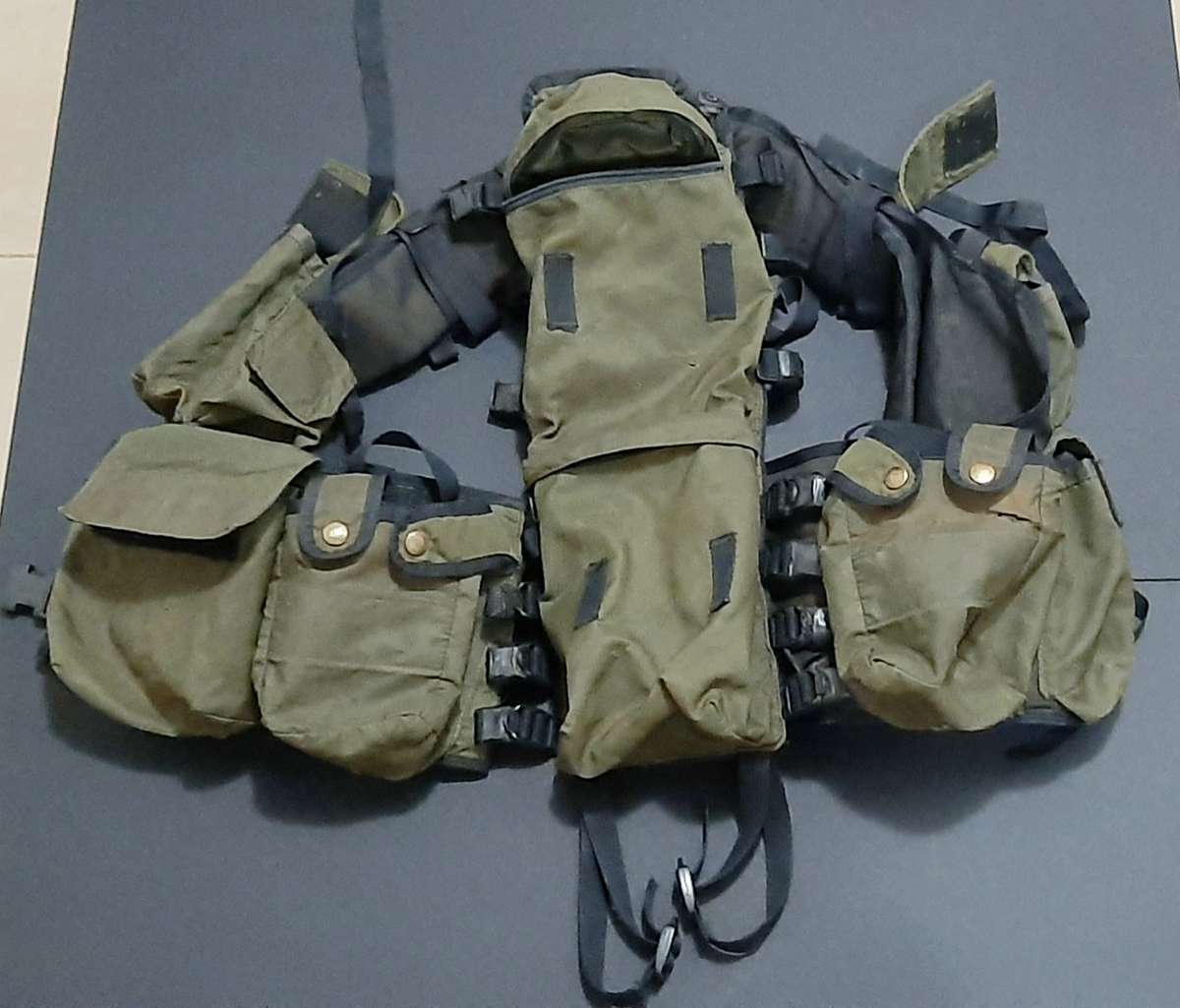 **RARE: 1990s Special Task Force (STF) Olive Green Patt.83 Battlejacket (USED)**