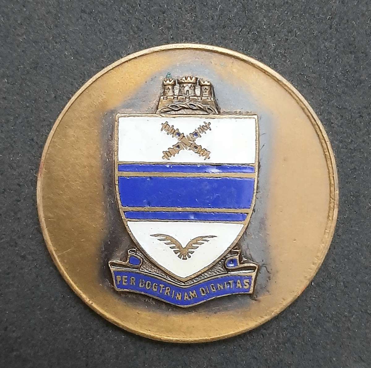 ** 1980s South Africa: Lyttleton Civic Bronze Medallion (UNISSUED).**