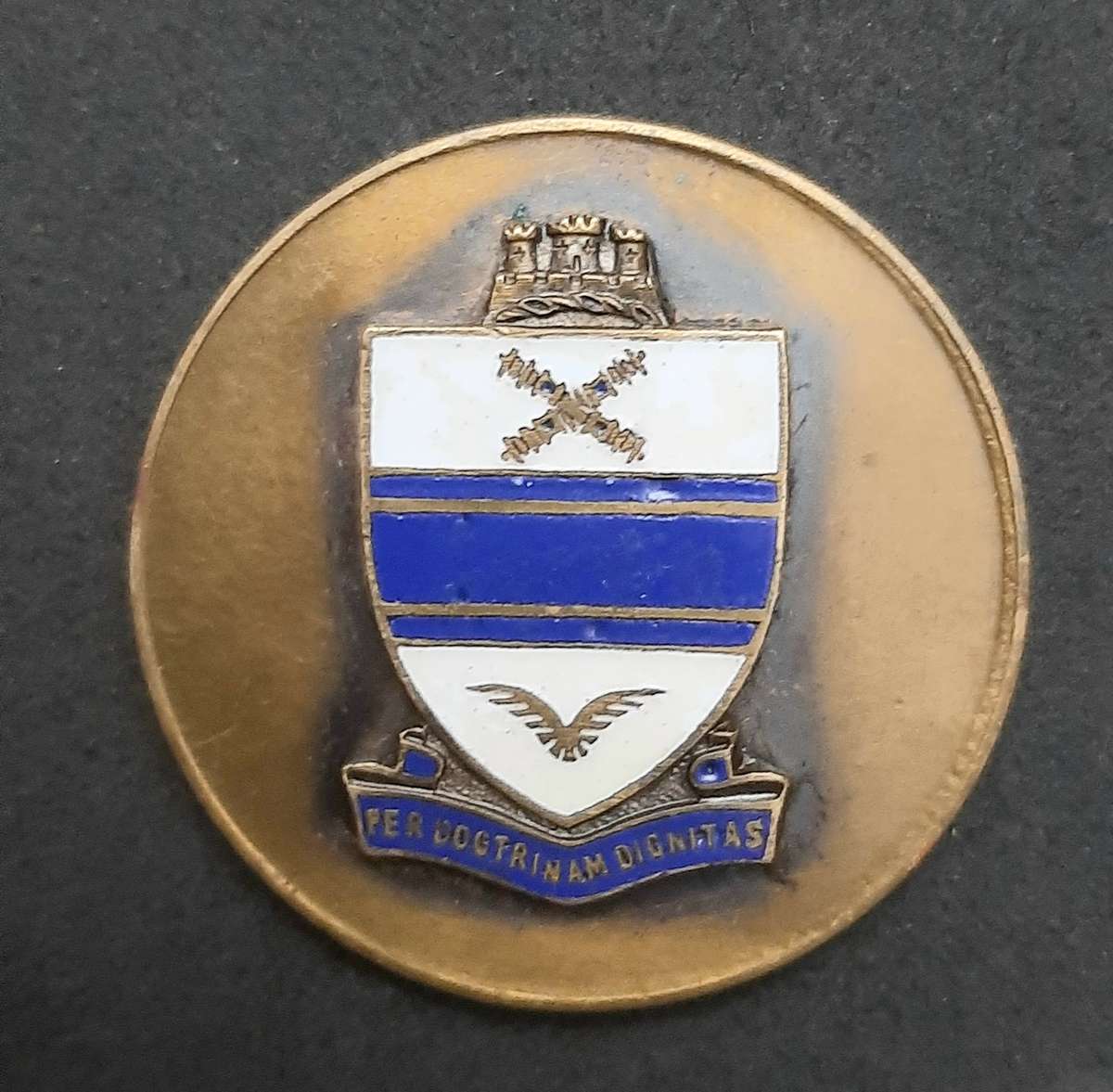 ** 1980s South Africa: Lyttleton Civic Bronze Medallion (UNISSUED).**