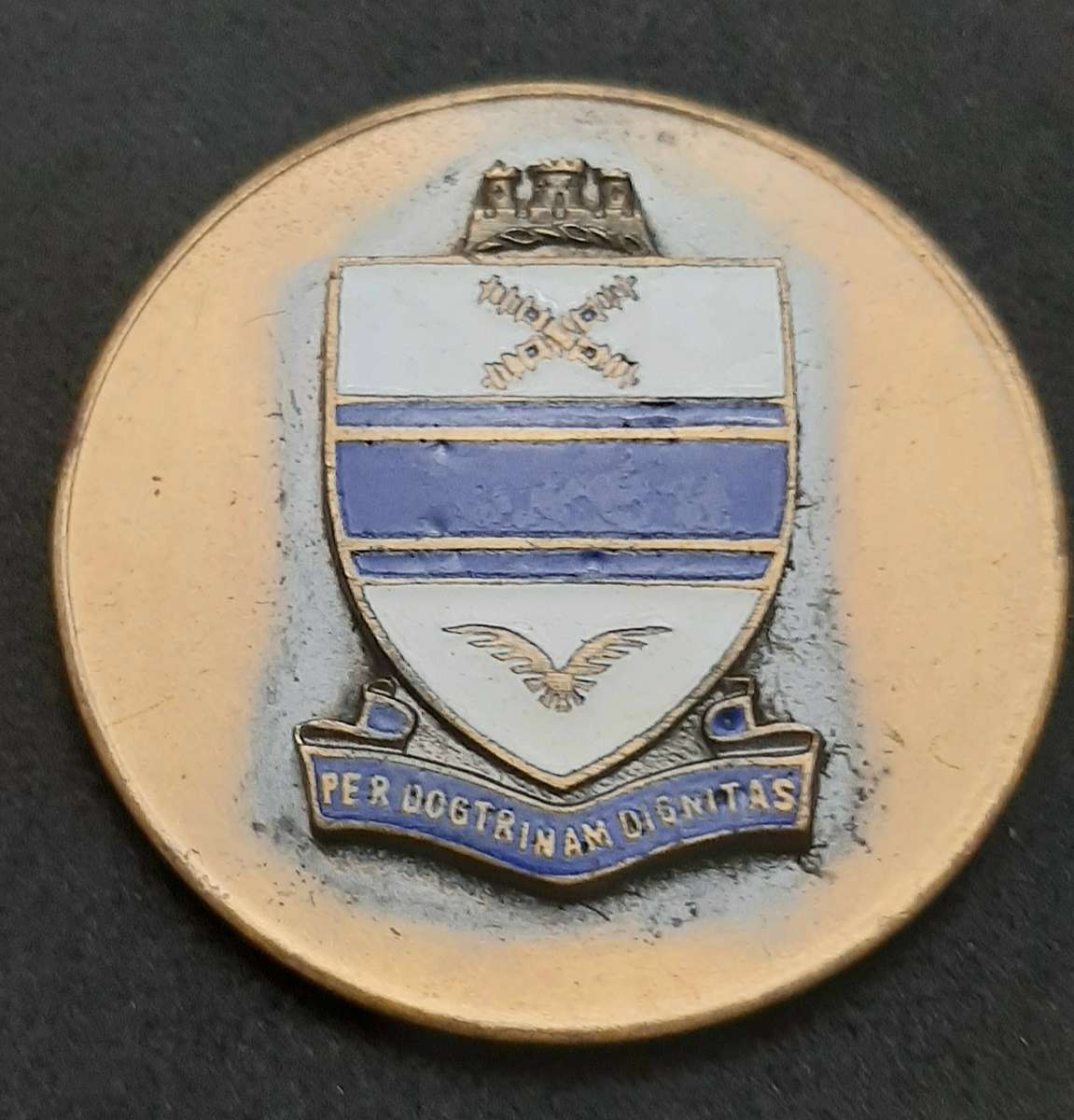 ** 1980s South Africa: Lyttleton Civic Bronze Medallion (UNISSUED).**