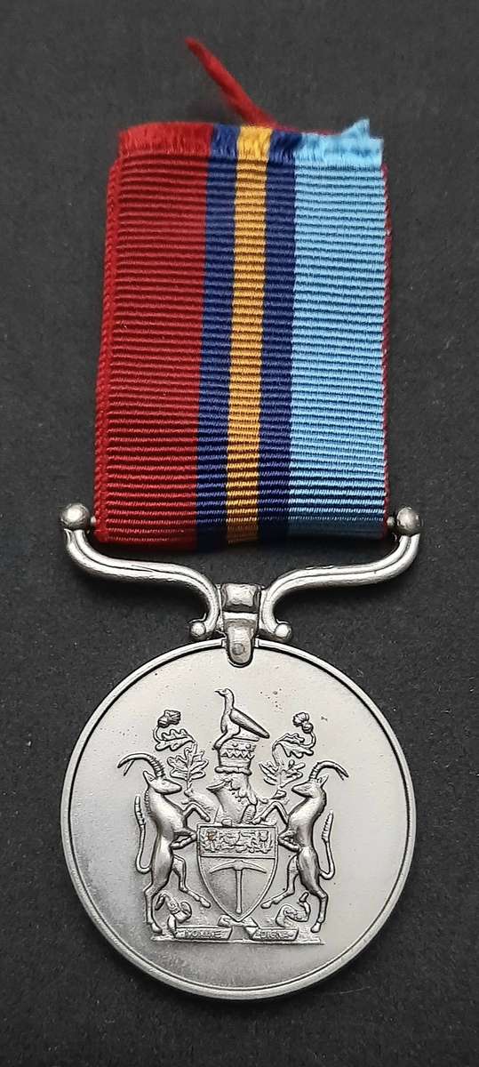 **Rhodesian Bush War: BSAP Issue General Service Medal w/ Ribbon ( Field Reserve) .**