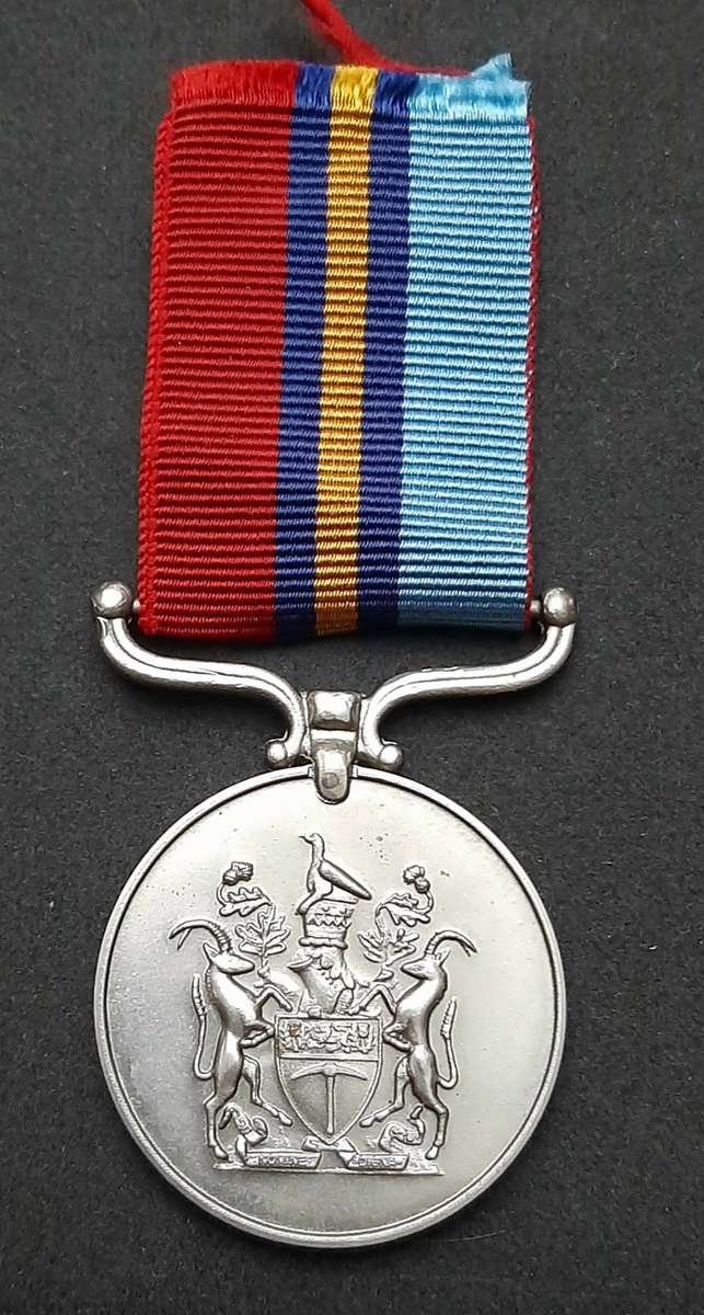 **Rhodesian Bush War: BSAP Issue General Service Medal w/ Ribbon ( Field Reserve) .**