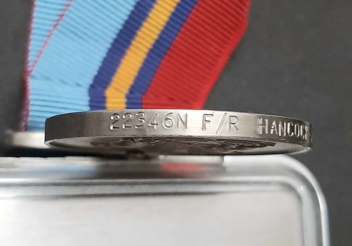 **Rhodesian Bush War: BSAP Issue General Service Medal w/ Ribbon ( Field Reserve) .**