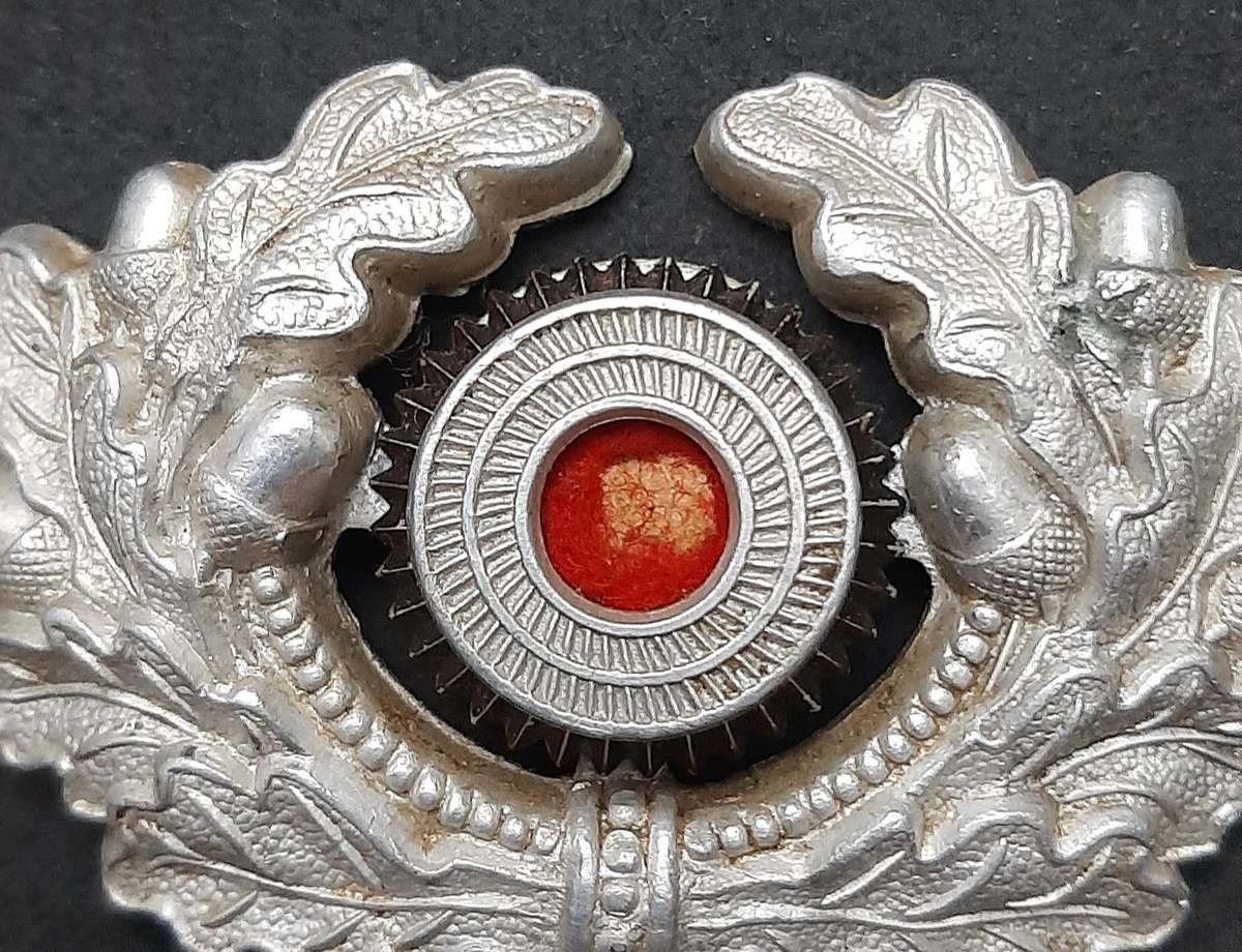 WW2 German: Army Officer's Type I Cap Cockade Insignia (No Pins)