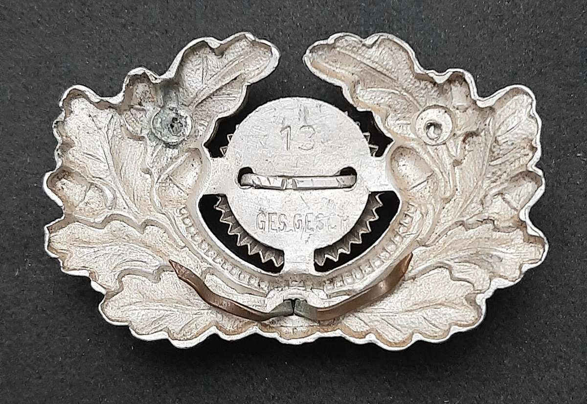 WW2 German: Army Officer's Type I Cap Cockade Insignia (No Pins)