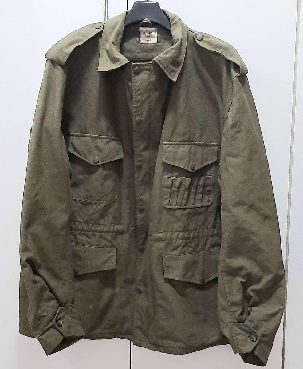 RARE: 1980s SADF Unissued Tank Crew Olive Green F/dress Warm Coat (XL/XXL).