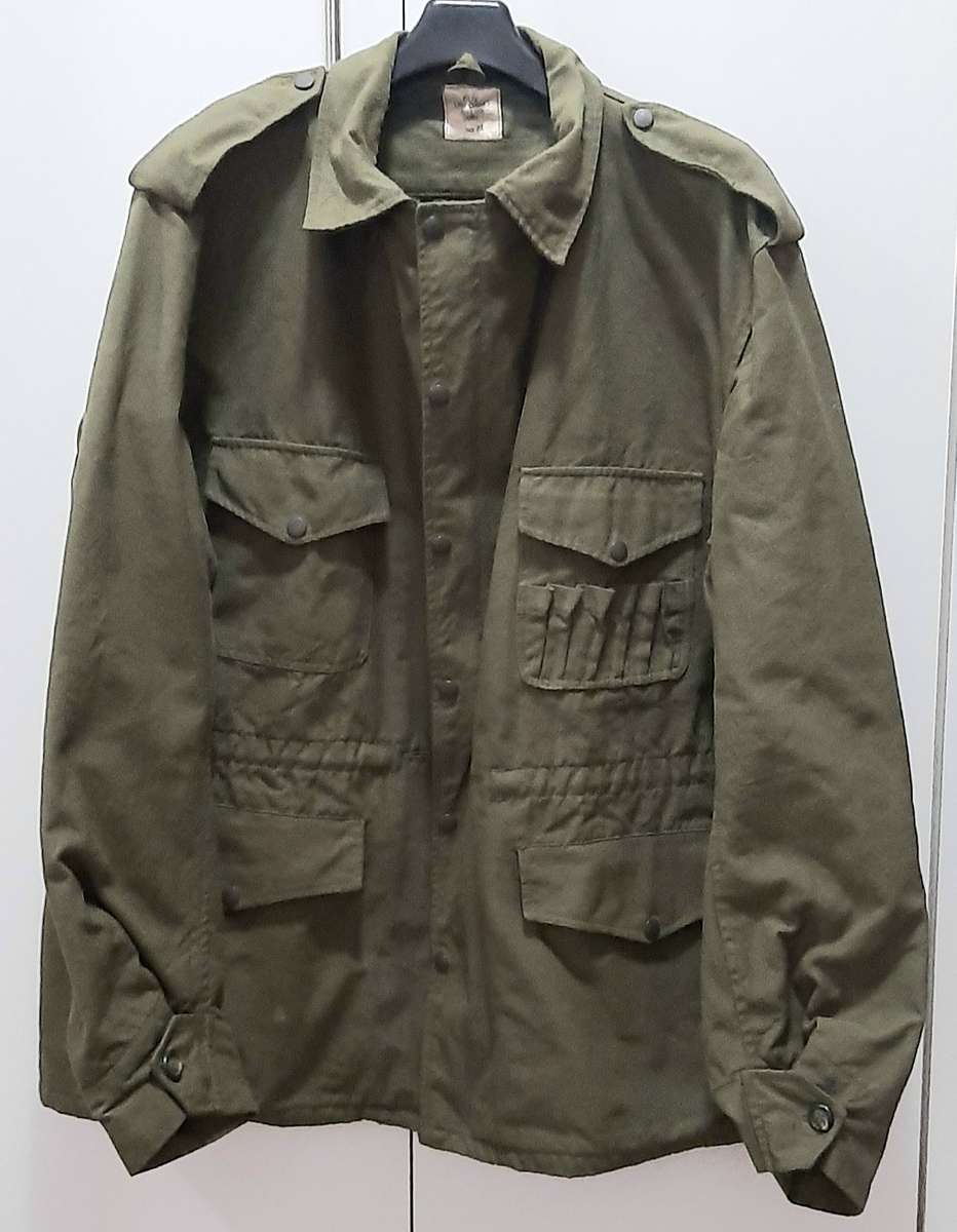 RARE: 1980s SADF Unissued Tank Crew Olive Green F/dress Warm Coat (XL/XXL).