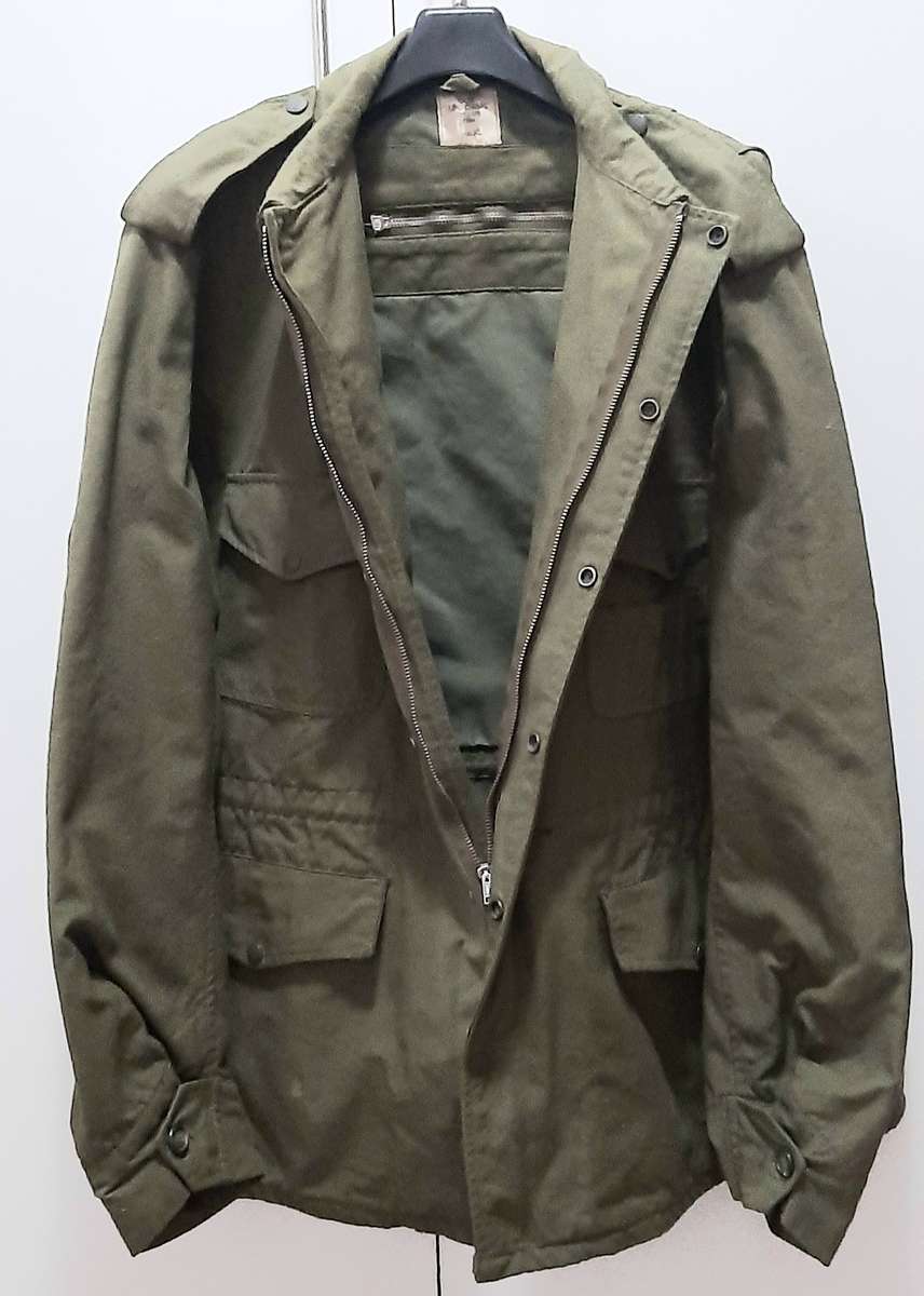 RARE: 1980s SADF Unissued Tank Crew Olive Green F/dress Warm Coat (XL/XXL).