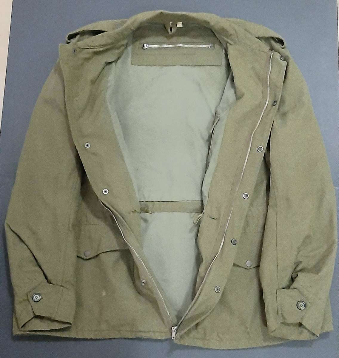 RARE: 1980s SADF Unissued Tank Crew Olive Green F/dress Warm Coat (XL/XXL).