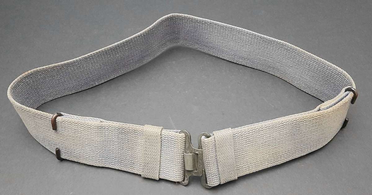 1990s South African: Security Forces Blue Fielddress Webbing Belt (100cm).