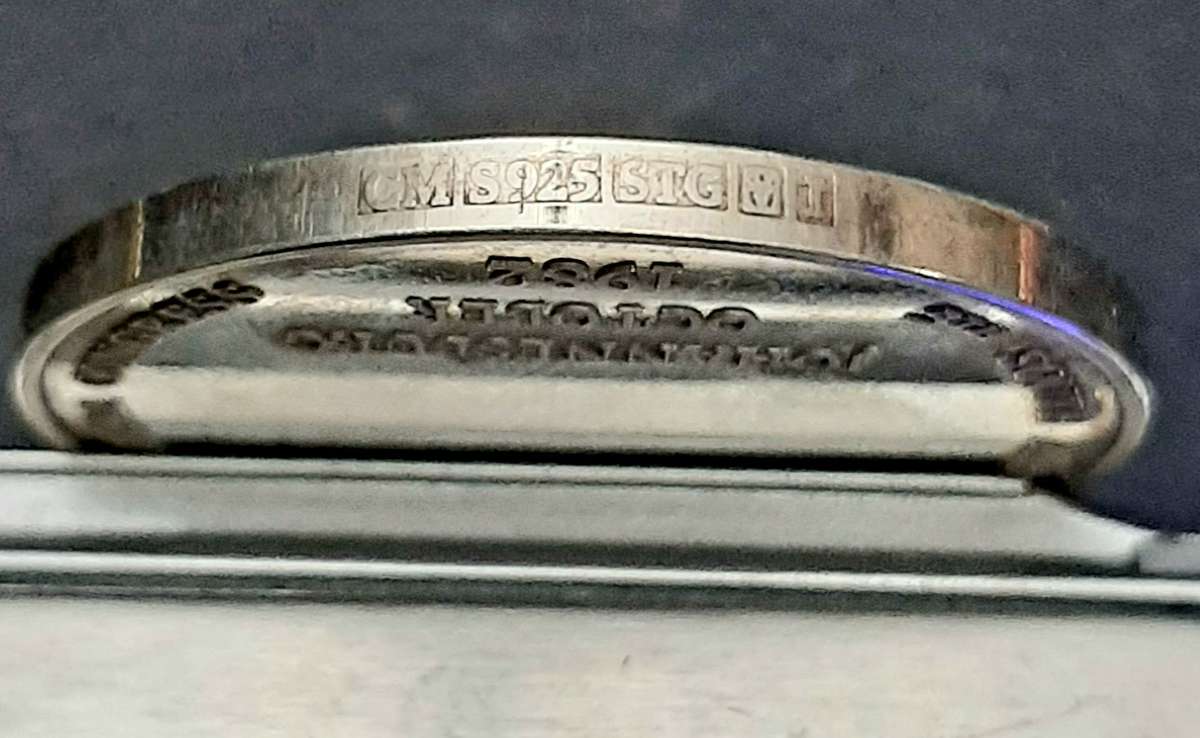 RARE: (XF+)  1982 SA 5th Intl. Radiological Congress .925 Silver Medallion w/ Case (29.18 gram).