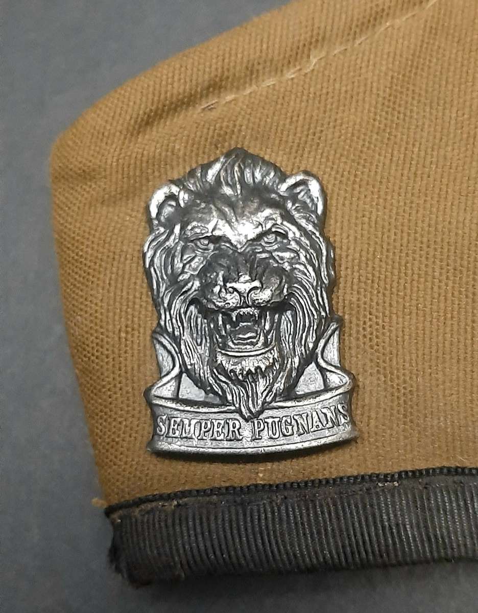 RARE: 1980s SWATF 'Reaction Force' Nutria Glengarry / Bonnie w/ Insignia (59).