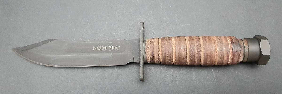 Border War 1980s : SADF 44 Parachute Brigade Private Purchase Ontario 3-11 Survival Knife w/ Sheath