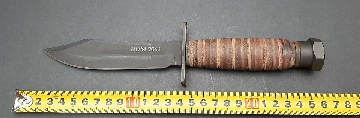 Border War 1980s : SADF 44 Parachute Brigade Private Purchase Ontario 3-11 Survival Knife w/ Sheath