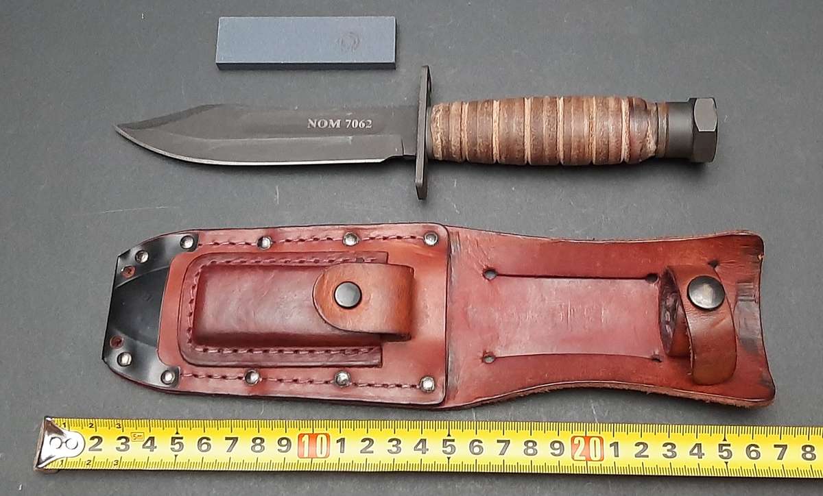Border War 1980s : SADF 44 Parachute Brigade Private Purchase Ontario 3-11 Survival Knife w/ Sheath