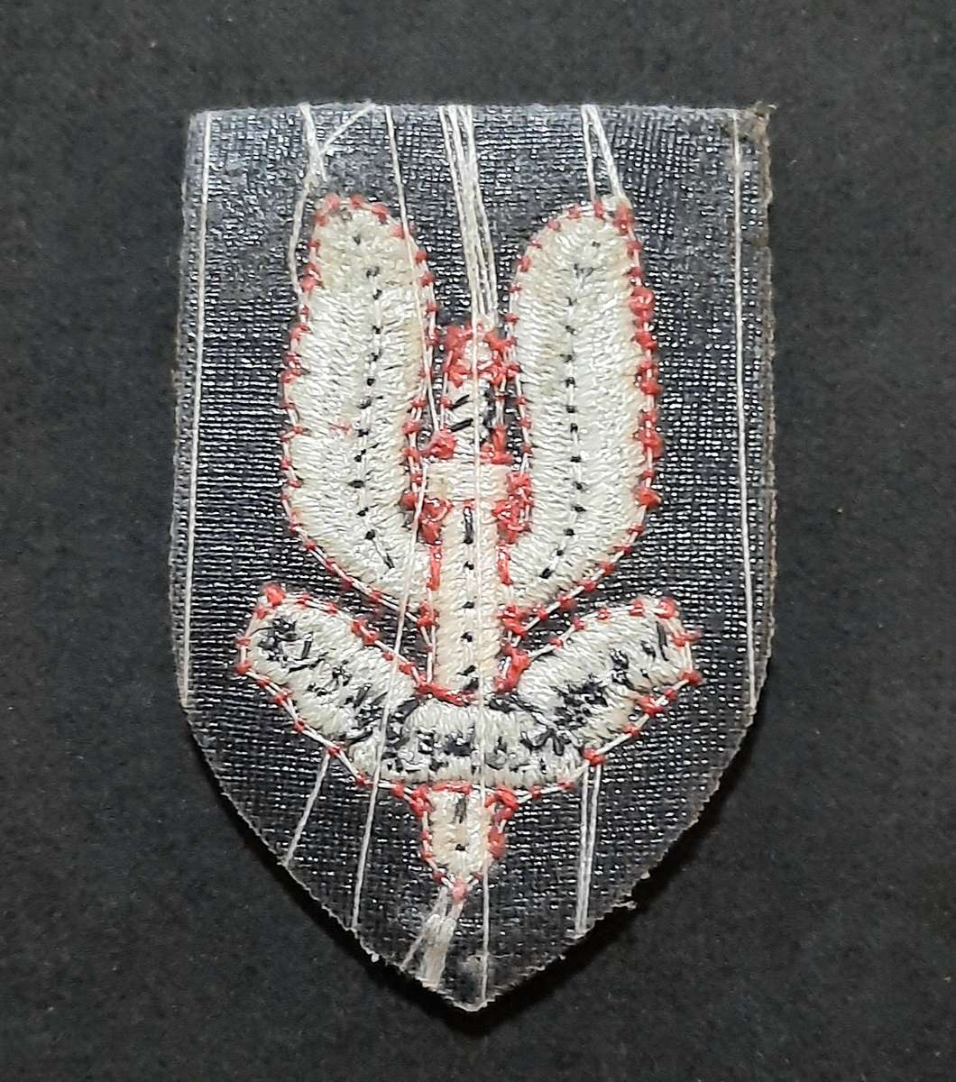 RARE: 1980s/1990s British S.A.S Embroidered Unit Beret Badge.