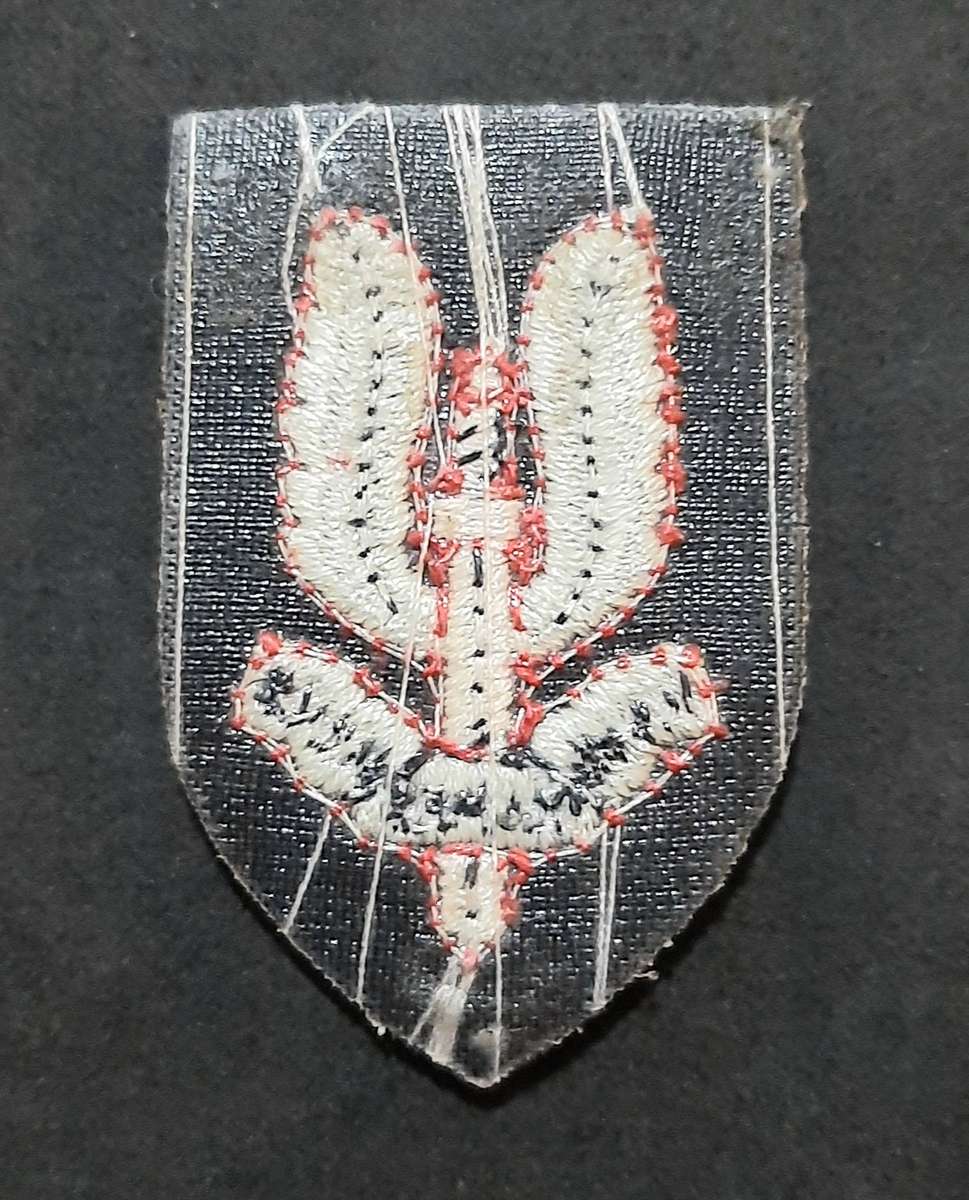 RARE: 1980s/1990s British S.A.S Embroidered Unit Beret Badge.