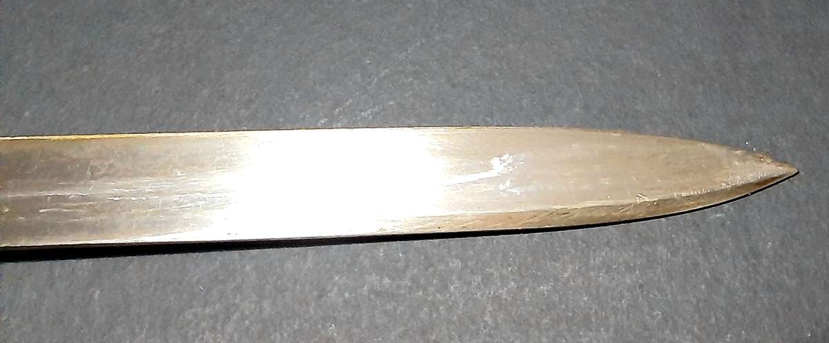 1920s/1930s Weimar German Hirschfänger Dagger with Clamshell & Scabbard