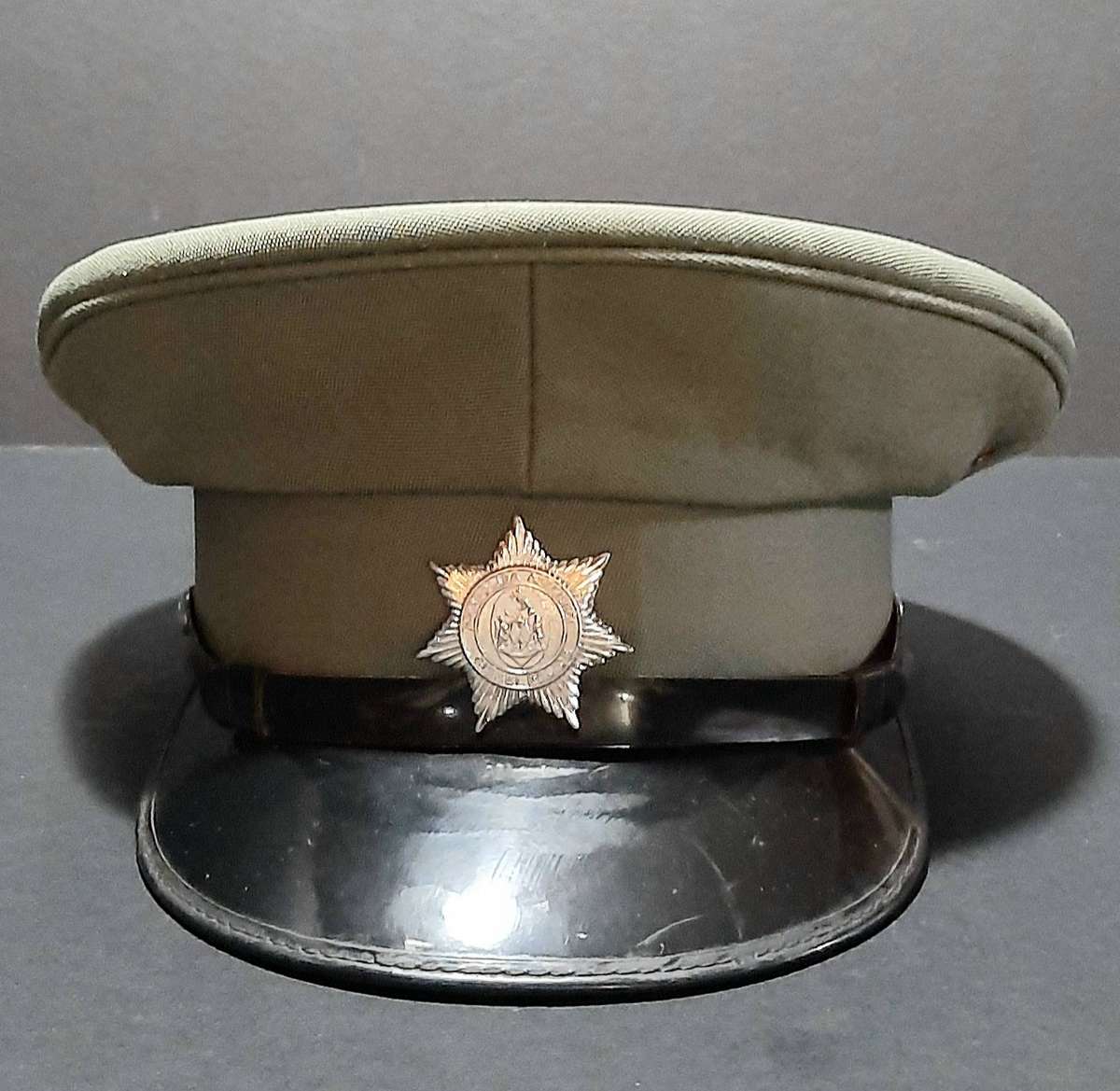 RARE: 1980s Ciskei 'Homeland' Police Service Dress Cap w/ Insignia (55)