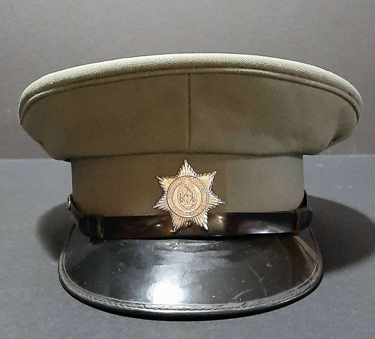 RARE: 1980s Ciskei 'Homeland' Police Service Dress Cap w/ Insignia (55)