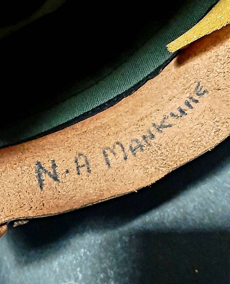 RARE: 1980s Ciskei 'Homeland' Police Service Dress Cap w/ Insignia (55)