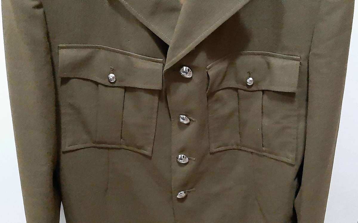 Border War 1970s :  SADF  Infantry Officer's Dress Tunic w/ Branch & Rank Insignia (Inscribed).
