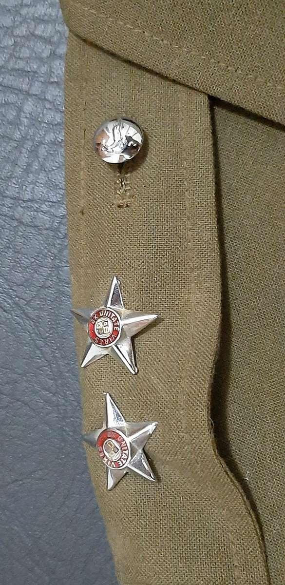 Border War 1970s :  SADF  Infantry Officer's Dress Tunic w/ Branch & Rank Insignia (Inscribed).