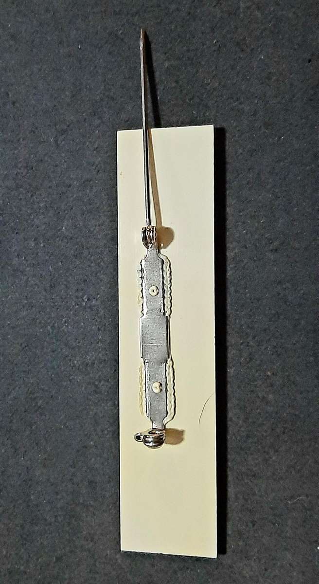 RARE: 1980s Border War- SA Medical Service Lucite Name Badge w/ Pin.