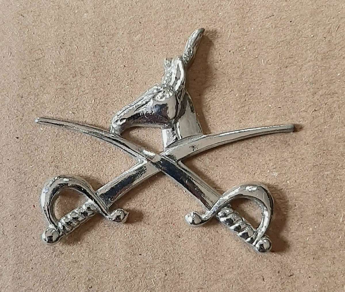 Border War: 1980s SADF Physical Training Instructor Metallic Breast Badge (Pins).