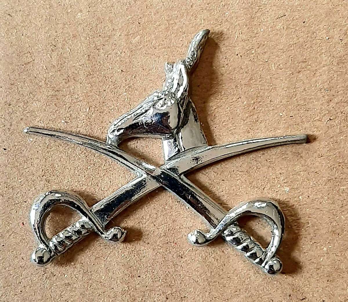 Border War: 1980s SADF Physical Training Instructor Metallic Breast Badge (Pins).