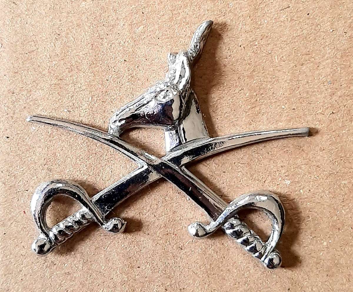 Border War: 1980s SADF Physical Training Instructor Metallic Breast Badge (Pins).