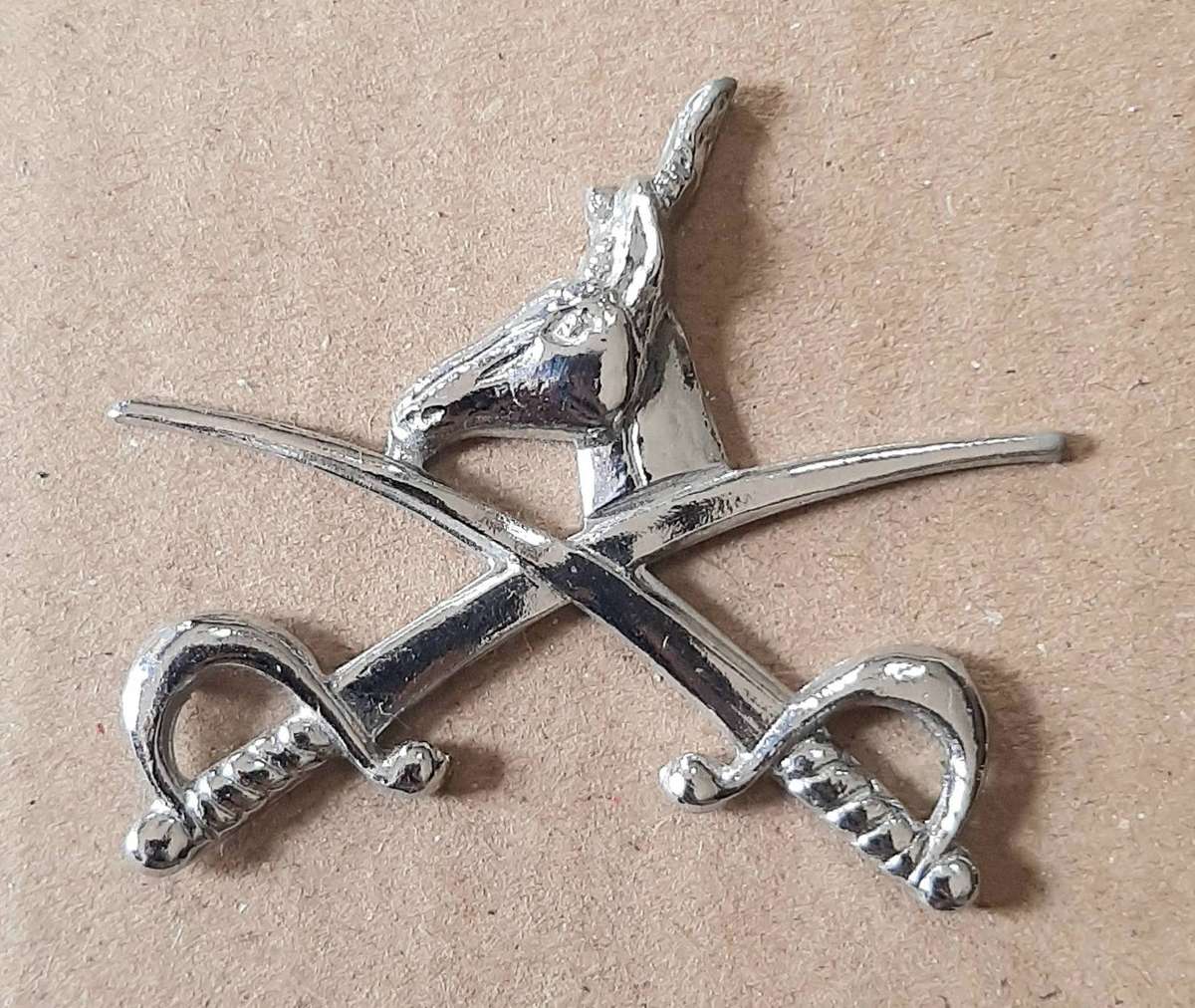 Border War: 1980s SADF Physical Training Instructor Metallic Breast Badge (Pins).