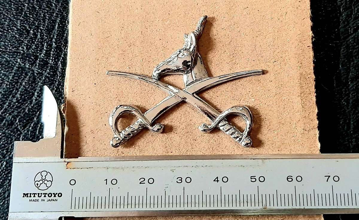 Border War: 1980s SADF Physical Training Instructor Metallic Breast Badge (Pins).