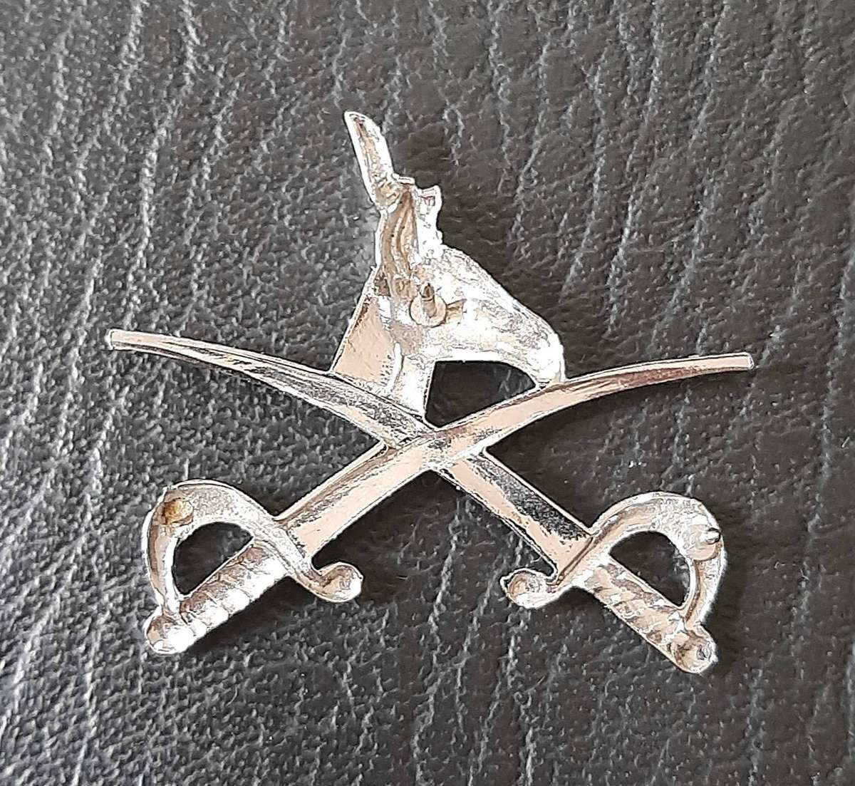 Border War: 1980s SADF Physical Training Instructor Metallic Breast Badge (Pins).