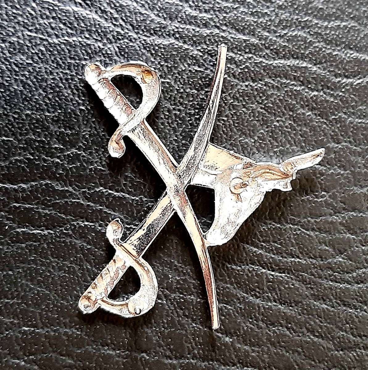 Border War: 1980s SADF Physical Training Instructor Metallic Breast Badge (Pins).