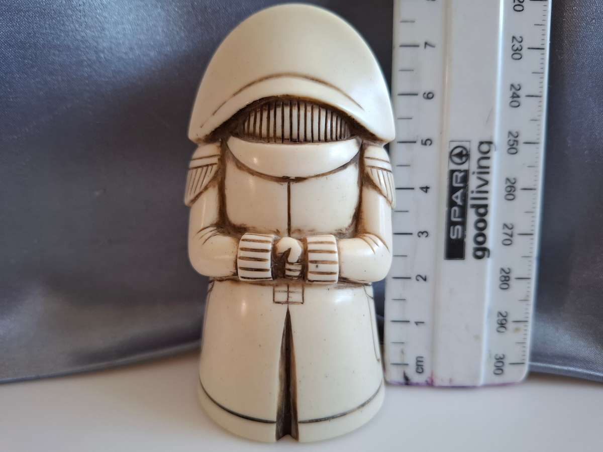 Rare John Biccard Crushed Marble Figure "Napoleon in Good Condition