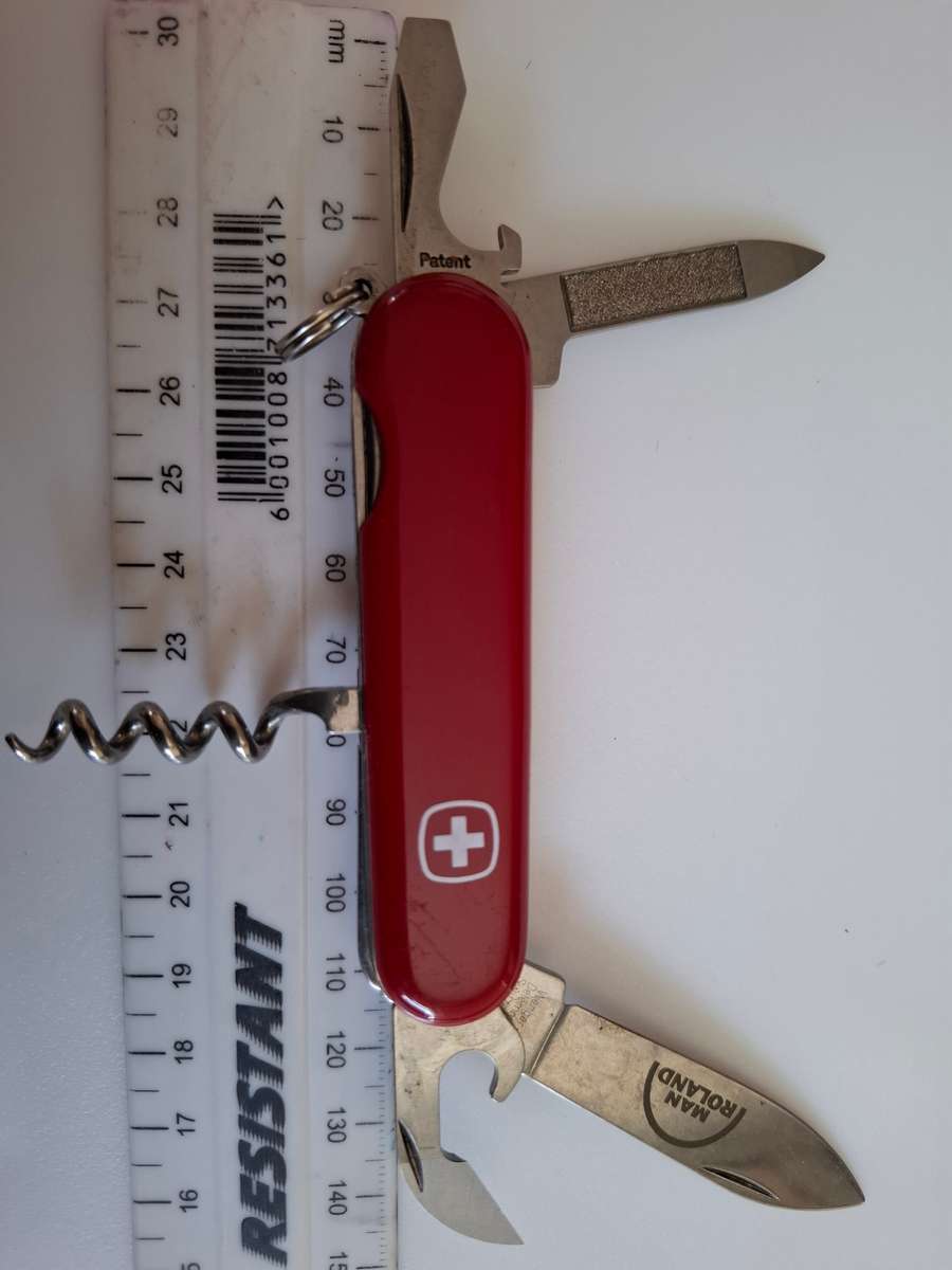 Wenger Delemont Stainless Multi Fuction Pocket Knife made in Switerland in Good Condition