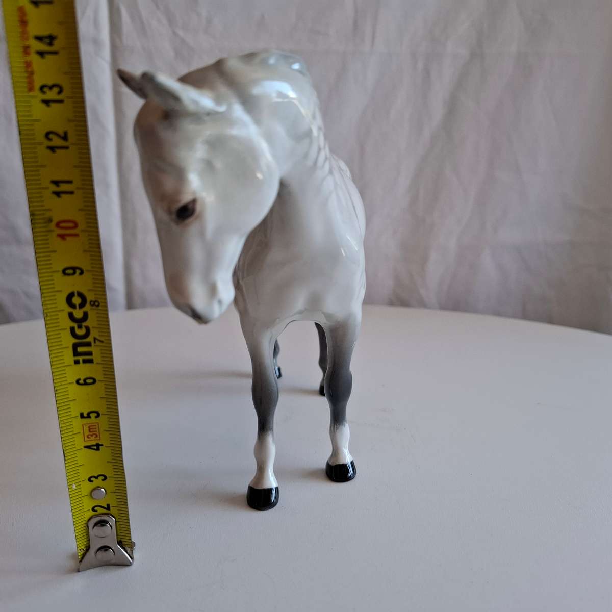 Beautiful Vintage Beswick Dapple Grey Horse (H 15 cm)