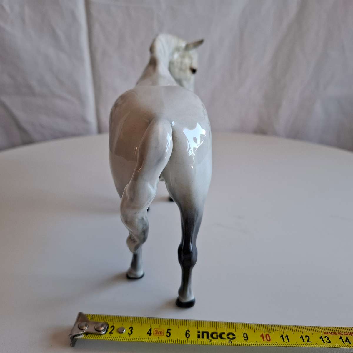 Beautiful Vintage Beswick Dapple Grey Horse (H 15 cm)