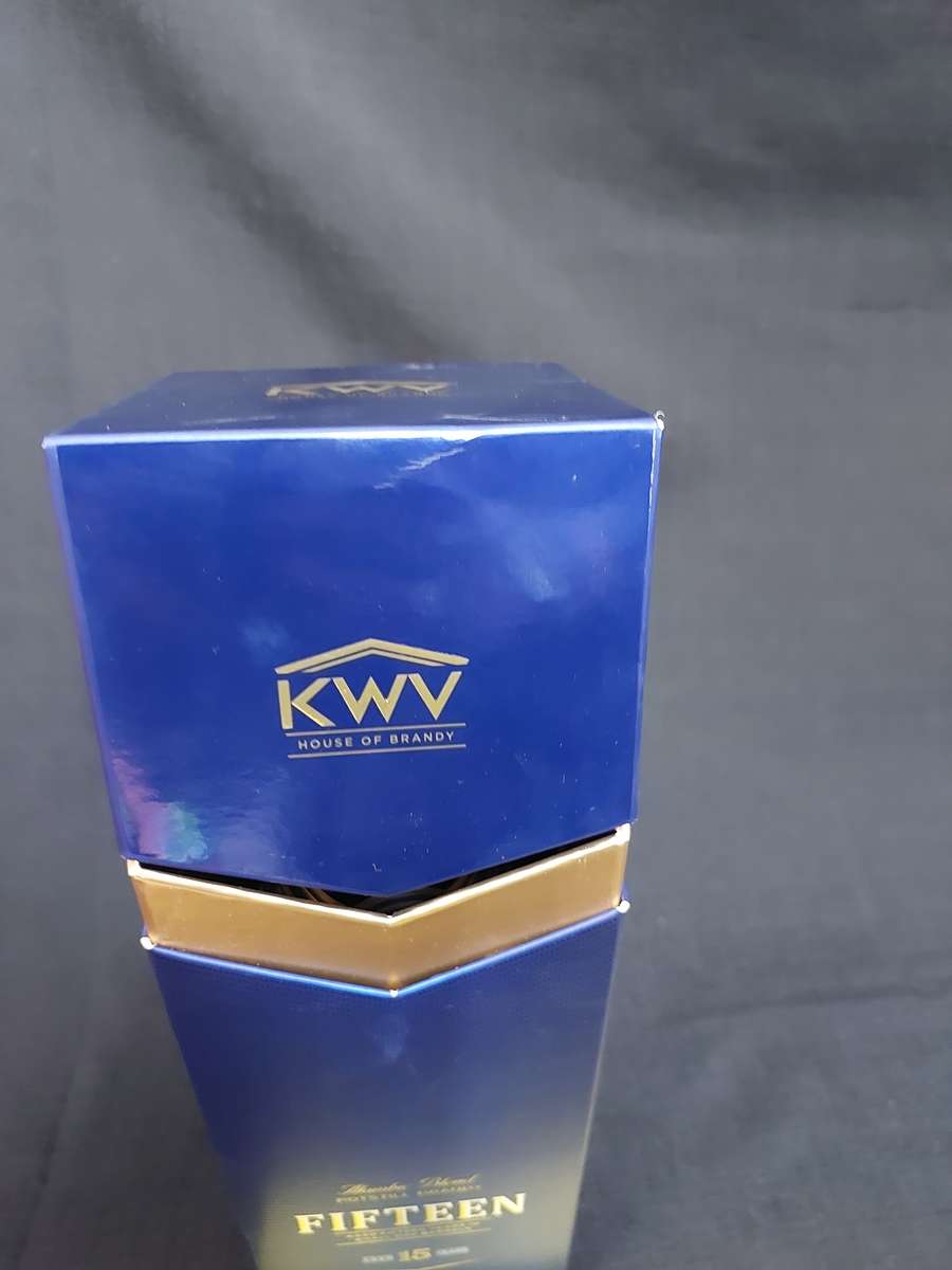 Vintage KWV Aged Fifteen years Brandy -750ml- Sealed - Good Condition