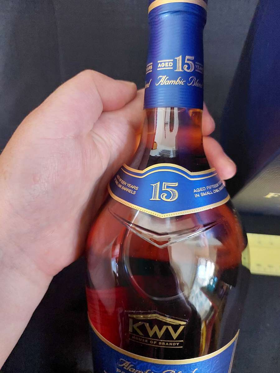 Vintage KWV Aged Fifteen years Brandy -750ml- Sealed - Good Condition