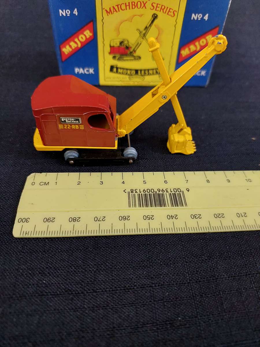 Very Rare Vintage Moko Lesney Match Box Series NO M-4 -Ruston Bucyrus - Description View