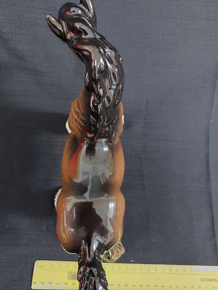 Vintage Beswick Large Model of a Cantering Shire Horse (H 20 cm) - Good Condition